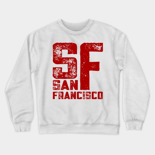 San Francisco Crewneck Sweatshirt by colorsplash